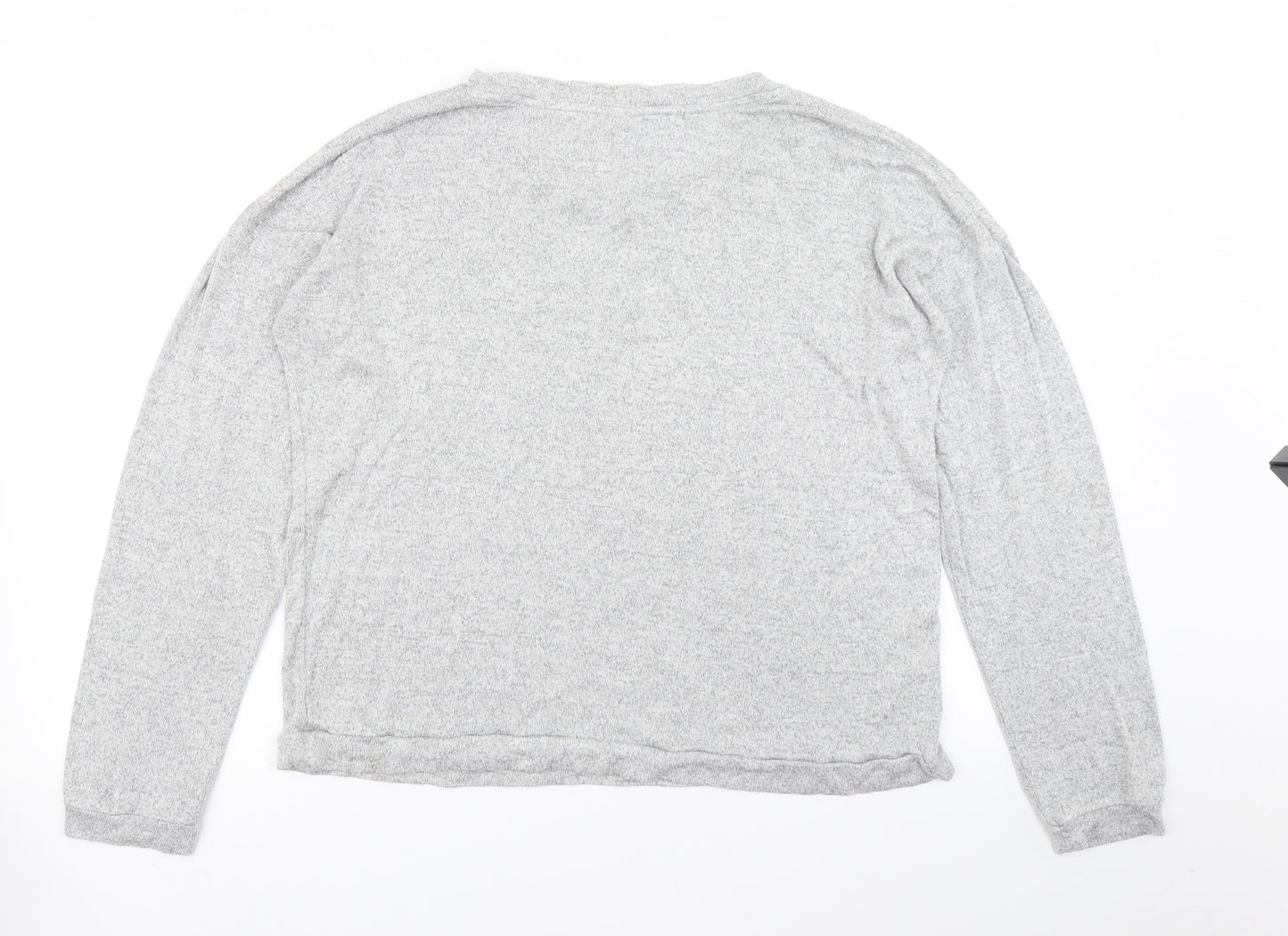 Avenue Womens Grey   Basic T-Shirt Size 16