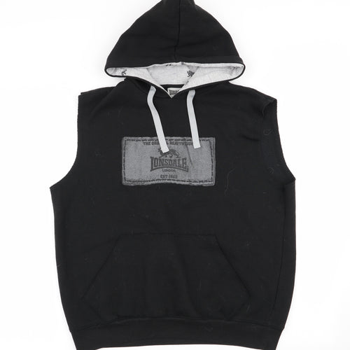 Lonsdale Mens Black   Pullover Jumper Size S
