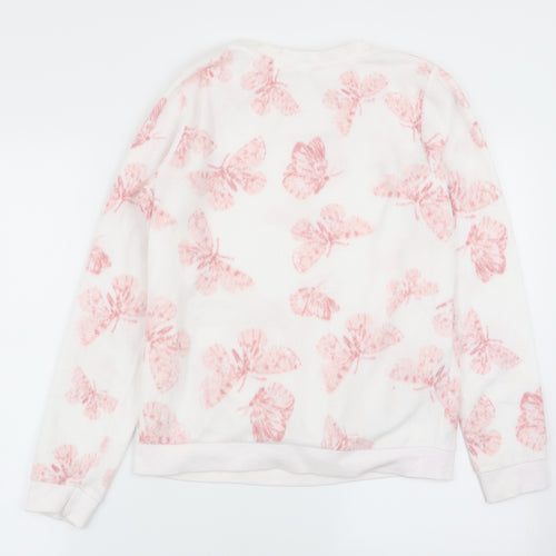 Dorothy Perkins Womens White Geometric  Top Pyjama Top Size S