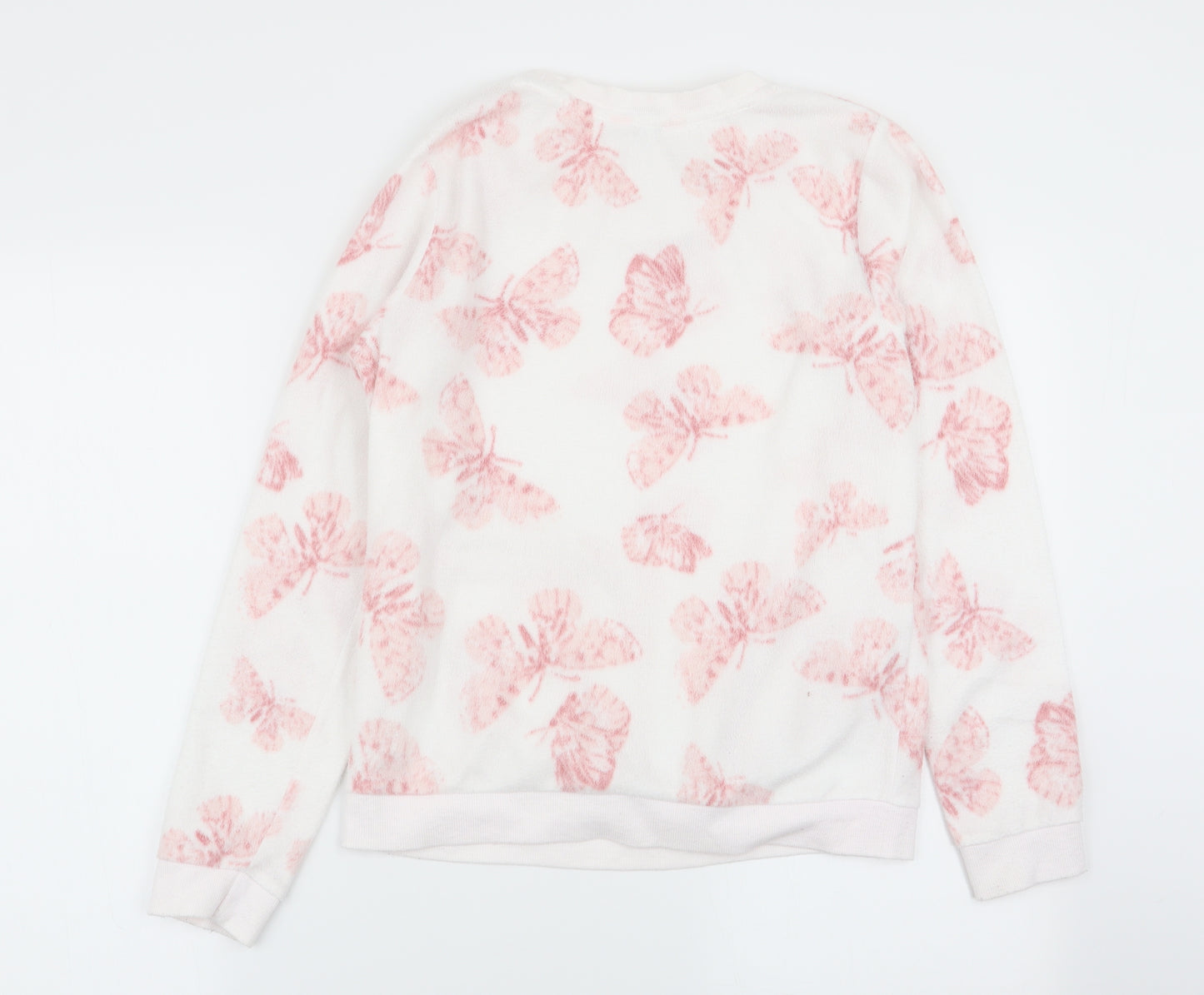 Dorothy Perkins Womens White Geometric  Top Pyjama Top Size S