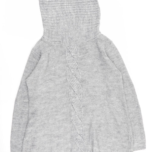 Elisabeth Scott Womens Grey  Rayon Pullover Jumper Size M