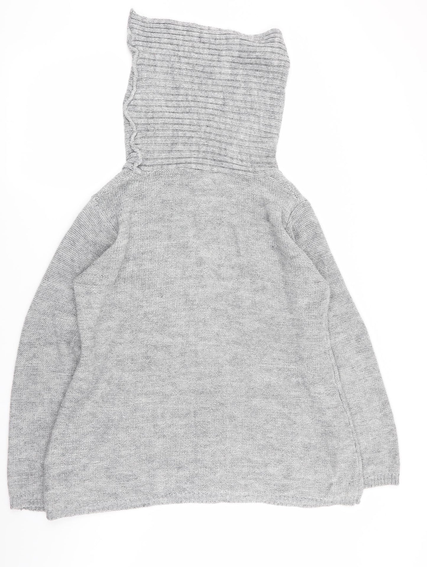 Elisabeth Scott Womens Grey  Rayon Pullover Jumper Size M