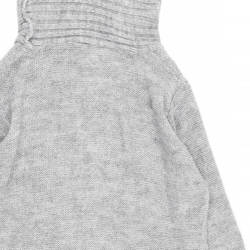 Elisabeth Scott Womens Grey  Rayon Pullover Jumper Size M