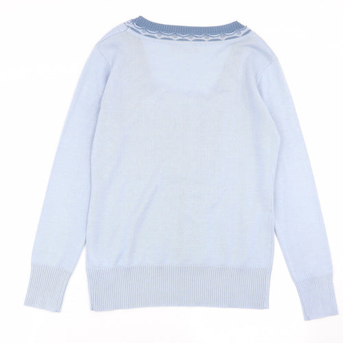 Daxon Womens Blue   Pullover Jumper Size 10