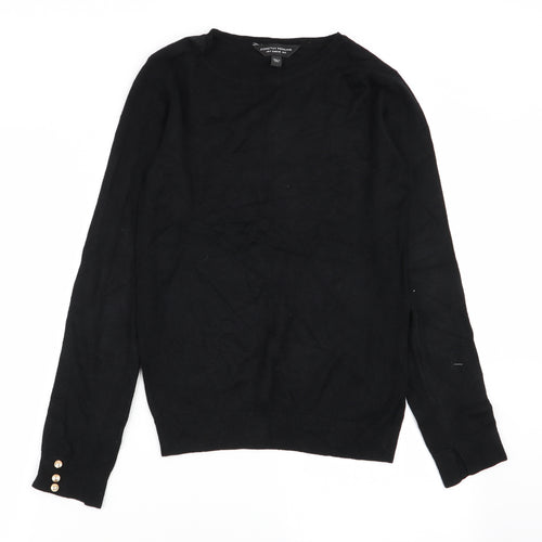 Dorothy Perkins Womens Black   Pullover Jumper Size 8