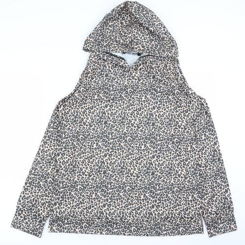 pep and co Womens Multicoloured Animal Print  Pullover Jumper Size M
