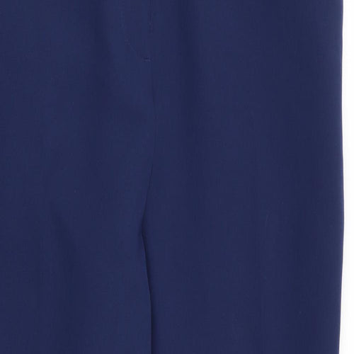 by very Womens Blue   Trousers  Size 14 L27 in