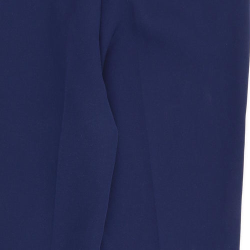 by very Womens Blue   Trousers  Size 14 L27 in