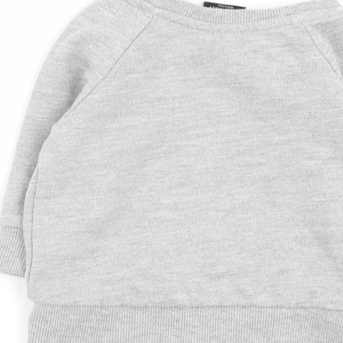 Primark Boys Grey   Pullover Jumper Size 0-3 Months  - lion king