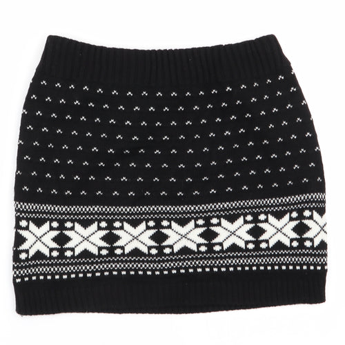 influence Womens Multicoloured Geometric  Mini Skirt Size M  - Stretch waistband