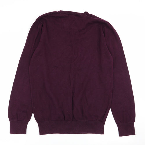 TU Mens Purple   Pullover Jumper Size S