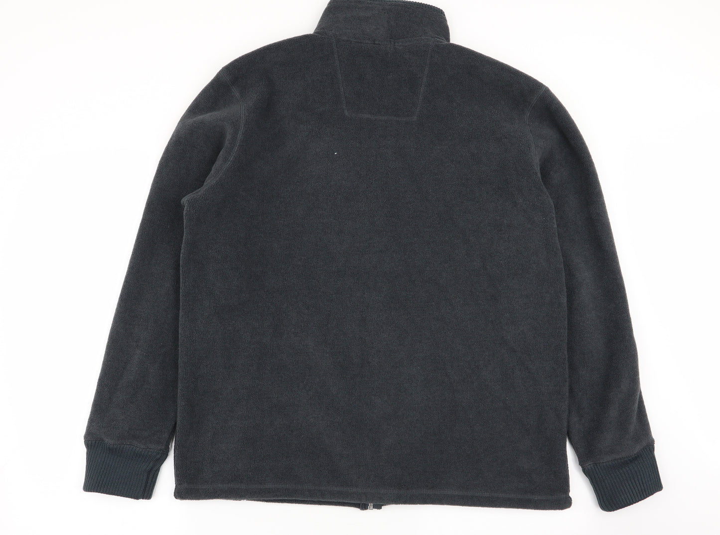 Maine Mens Grey   Full Zip Jumper Size M