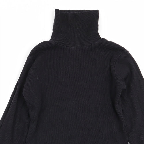 feva diva Girls Black   Basic T-Shirt Size 9-10 Years