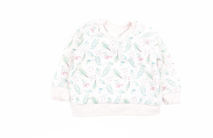 Primark Girls Multicoloured Floral  Pullover Jumper Size 3-6 Months
