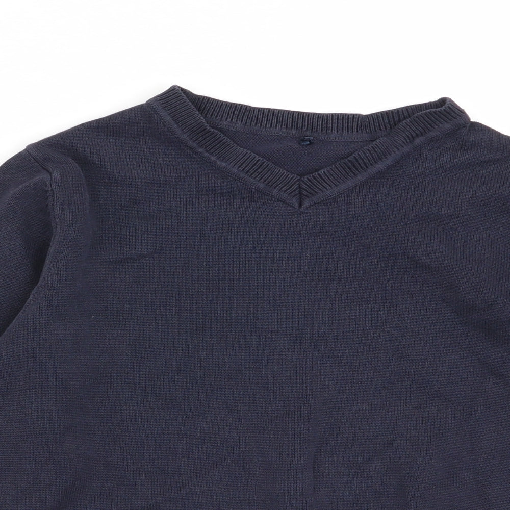 Asda George Boys Blue   Pullover Jumper Size 4-5 Years