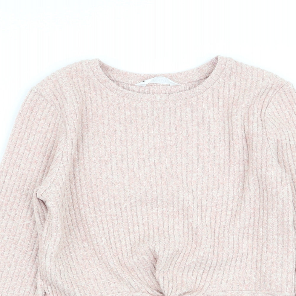 Candy Couture Girls Pink   Basic T-Shirt Size 11 Years