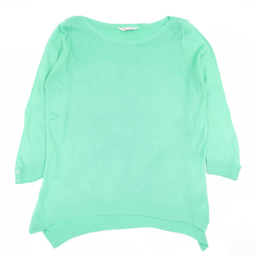BHS Womens Green   Pullover Jumper Size 12