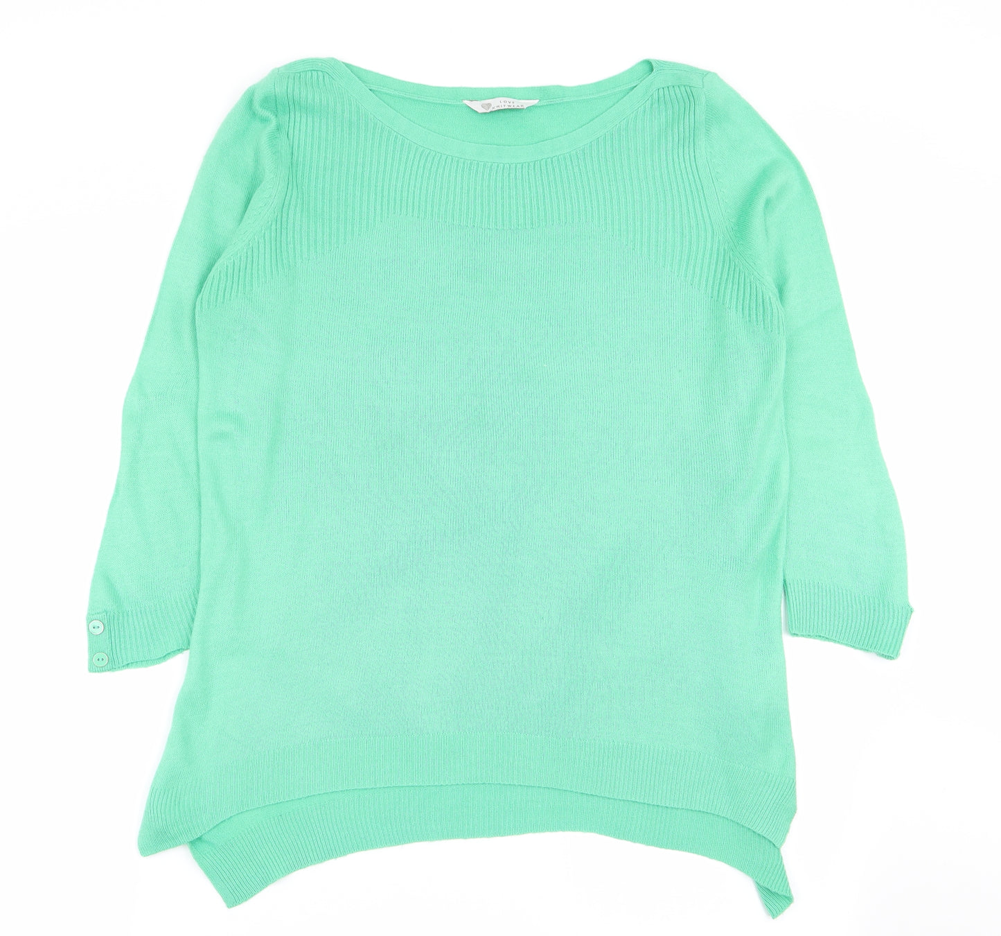 BHS Womens Green   Pullover Jumper Size 12