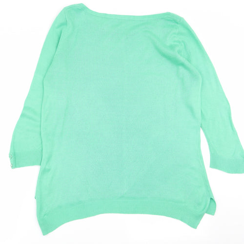 BHS Womens Green   Pullover Jumper Size 12