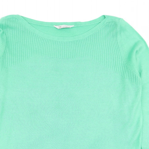 BHS Womens Green   Pullover Jumper Size 12