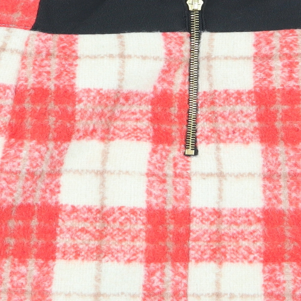 Topshop Womens Multicoloured Check  Mini Skirt Size 12