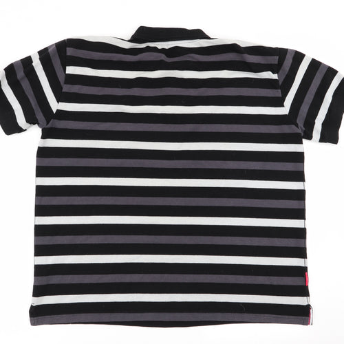 Slazenger Mens Multicoloured Striped   Polo Size 2XL