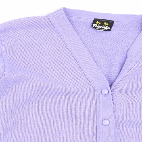 Florida Womens Purple   Cardigan Jumper Size M