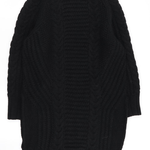 H&M Womens Black   Jumper Dress  Size 12