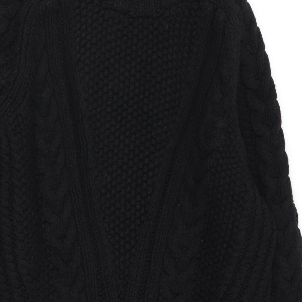 H&M Womens Black   Jumper Dress  Size 12