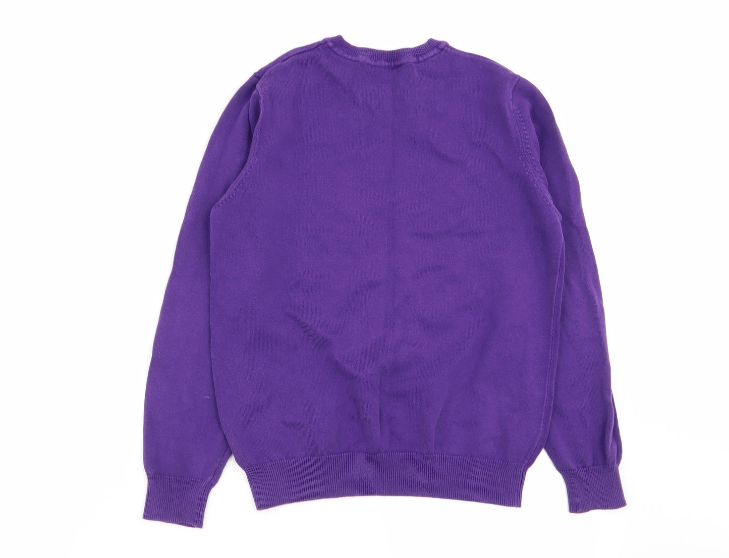 Asda George Girls Purple   Pullover Jumper Size 9-10 Years  - school jumper