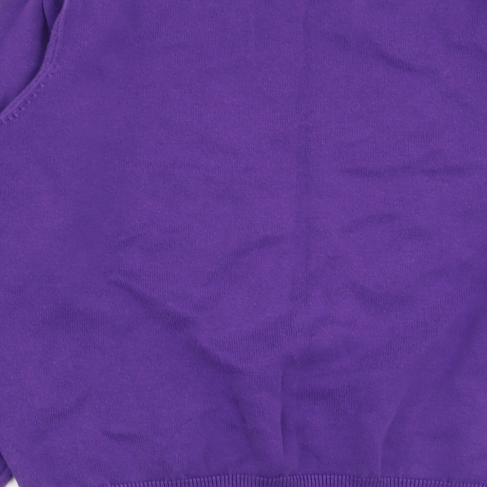 Asda George Girls Purple   Pullover Jumper Size 9-10 Years  - school jumper