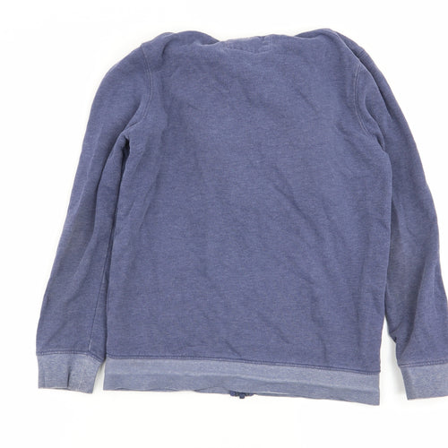 M&S Boys Blue   Full Zip Jumper Size 10-11 Years