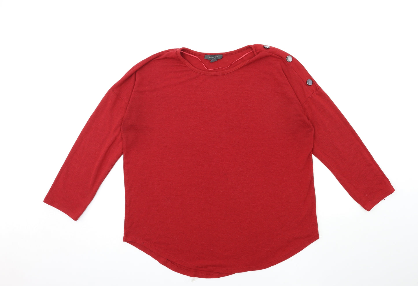 Primark Womens Red   Basic T-Shirt Size 12