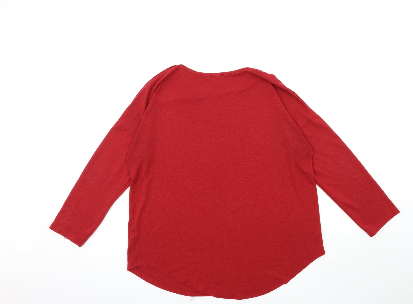 Primark Womens Red   Basic T-Shirt Size 12