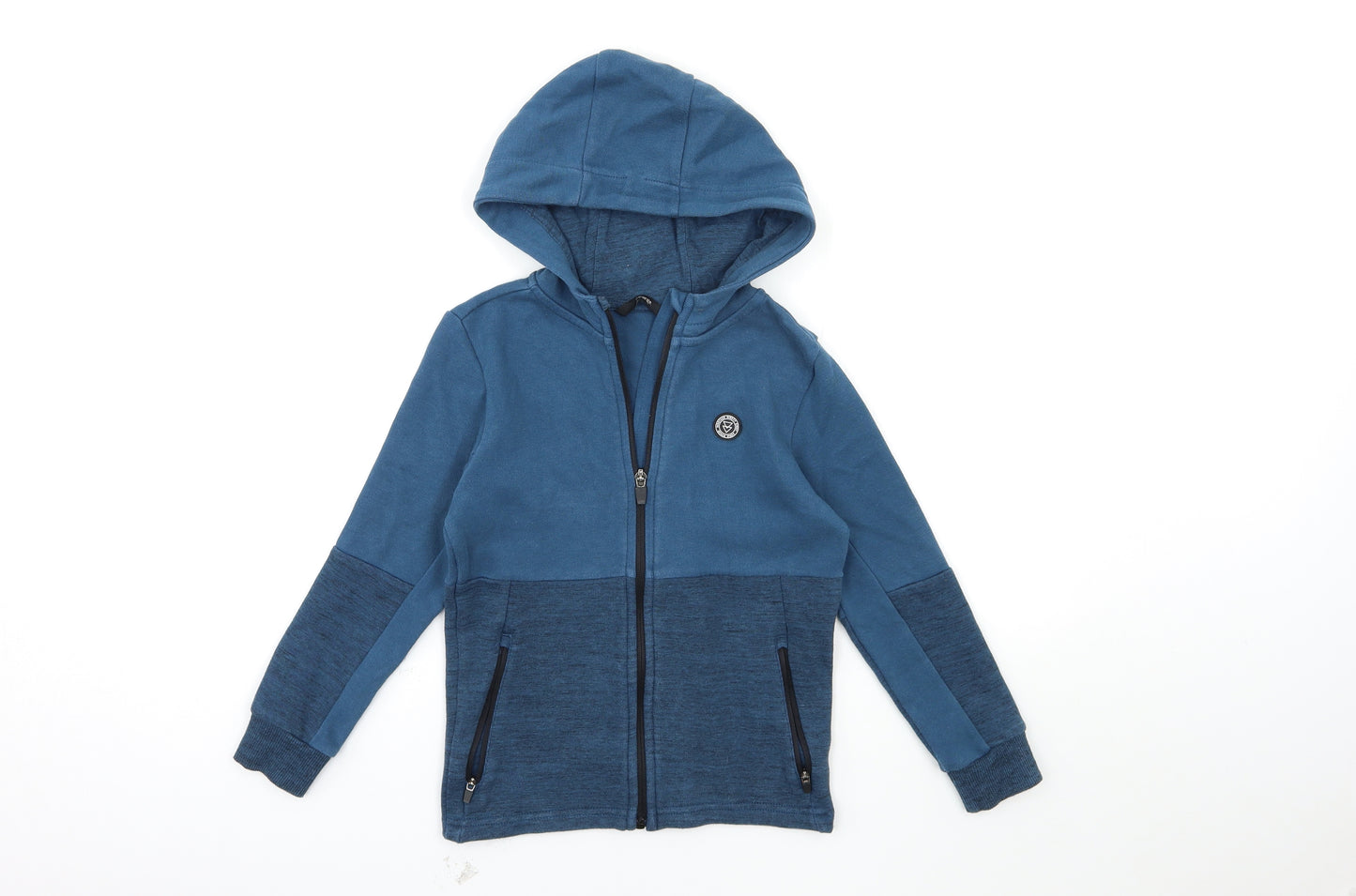 George Boys Blue   Full Zip Hoodie Size 6-7 Years