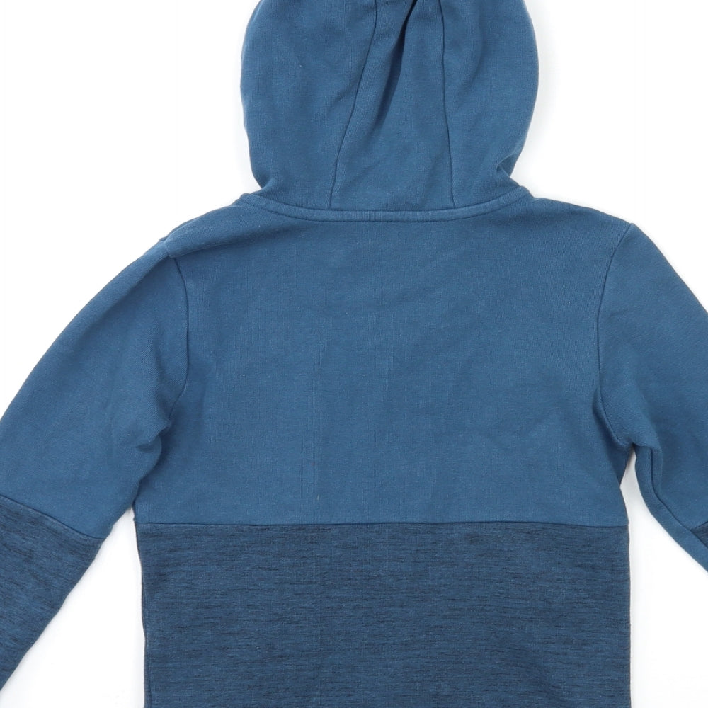 George Boys Blue   Full Zip Hoodie Size 6-7 Years
