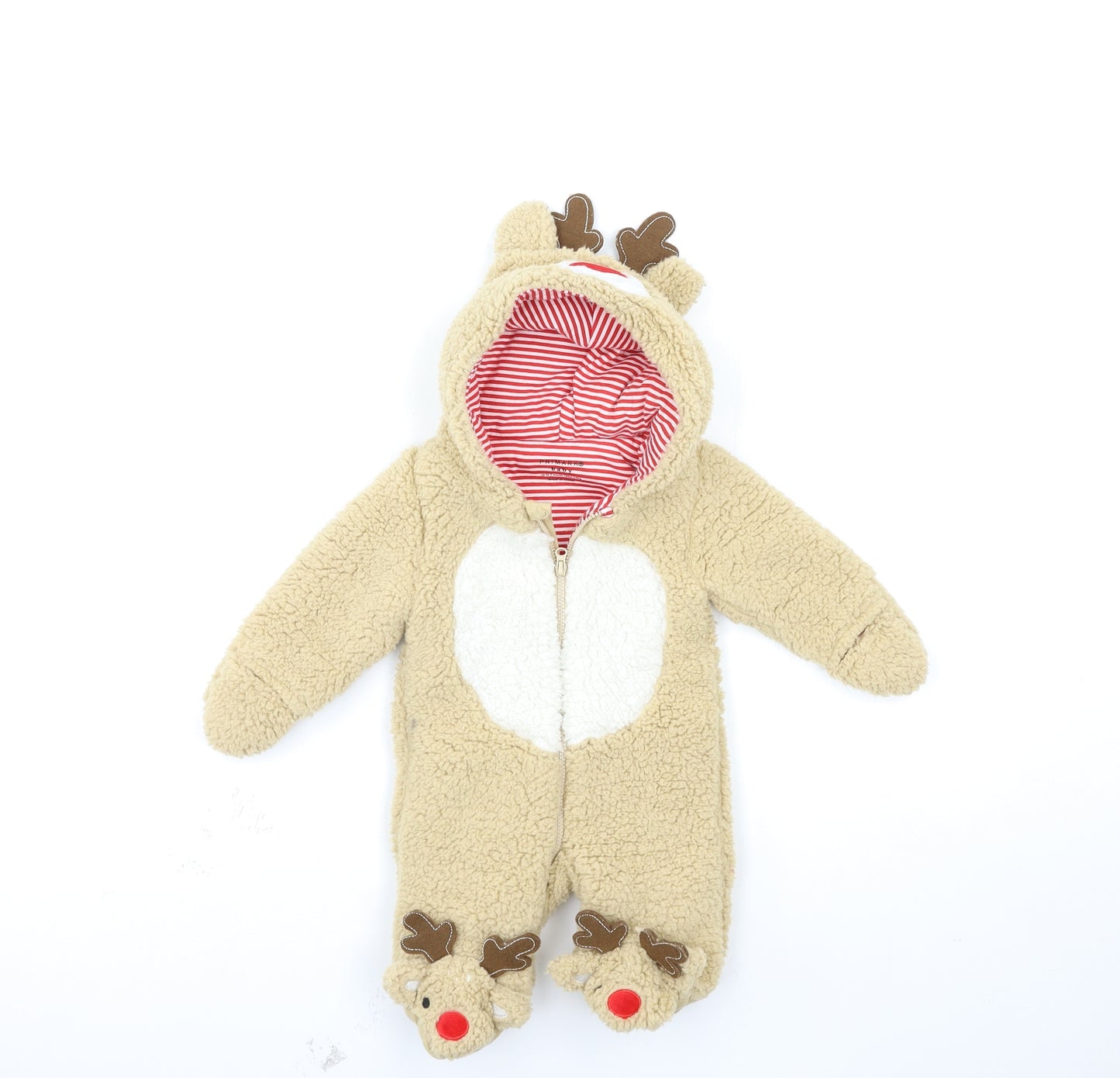 Primark Baby Beige   Babygrow One-Piece Size Newborn
