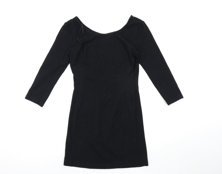 H&M Womens Black A-Line Size S