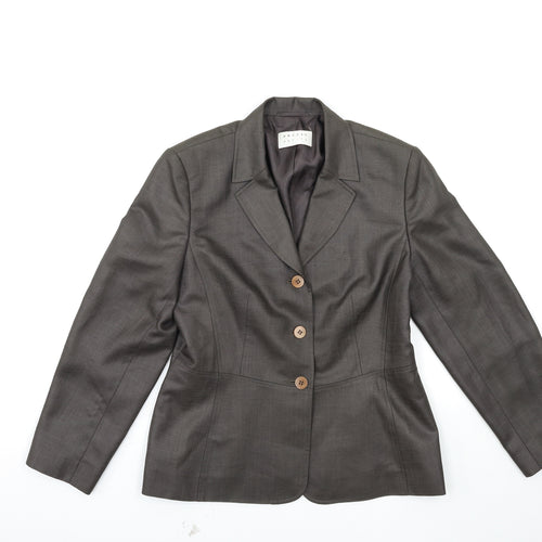 Precis Womens Grey   Jacket Suit Jacket Size 10