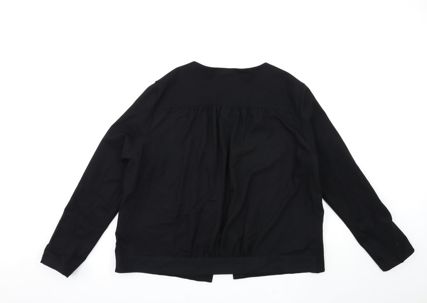 Gray & Willow Womens Black   Jacket Blazer Size 20