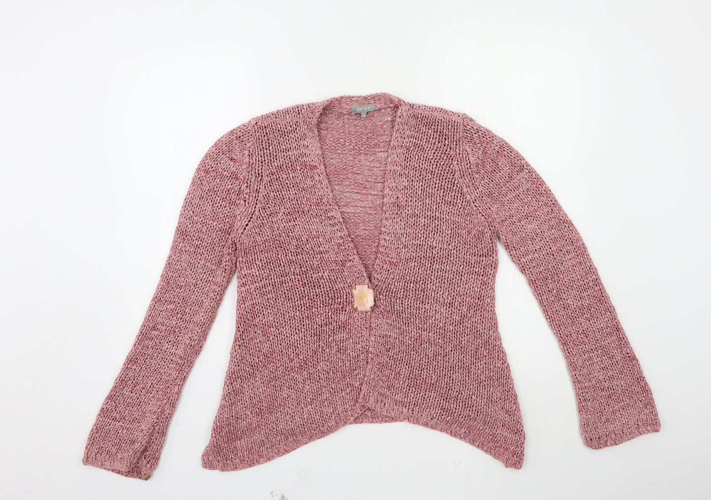 Per Una Womens Pink  Knit Cardigan Jumper Size M