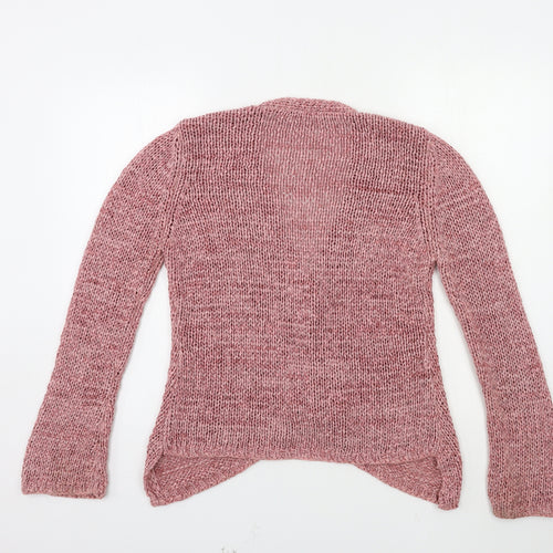 Per Una Womens Pink  Knit Cardigan Jumper Size M