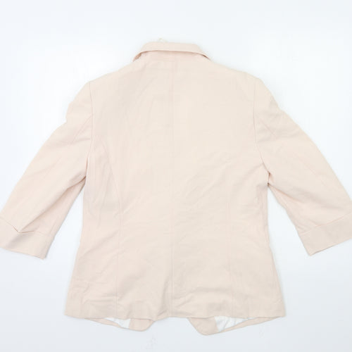 Marks and Spencer Womens Pink   Jacket Blazer Size 10