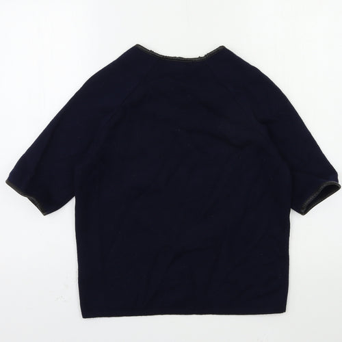 Marks and Spencer Womens Blue  Knit Pullover Jumper Size 10