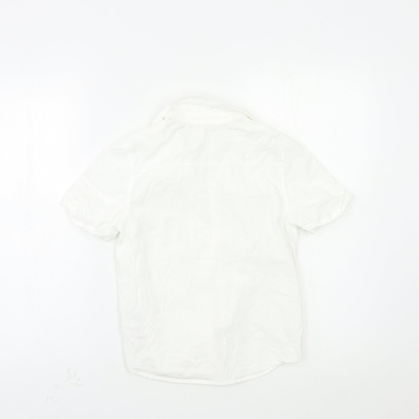 H&M Boys White   Basic Button-Up Size 8-9 Years