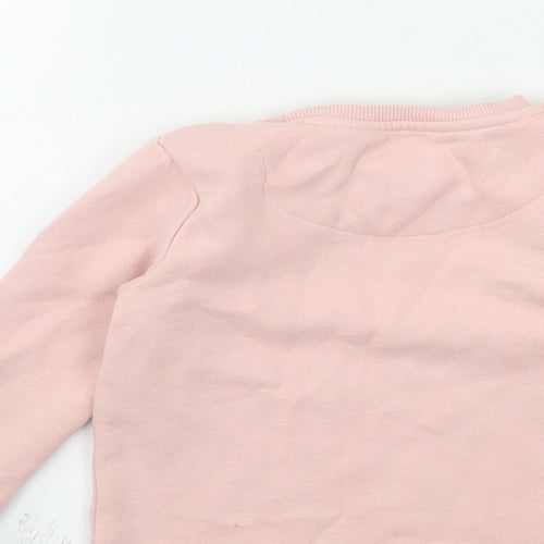 F&F Girls Pink   Pullover Sweatshirt Size 3-4 Years
