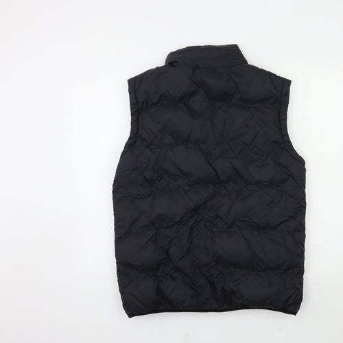 Cedar Wood State Mens Black   Gilet Coat Size M