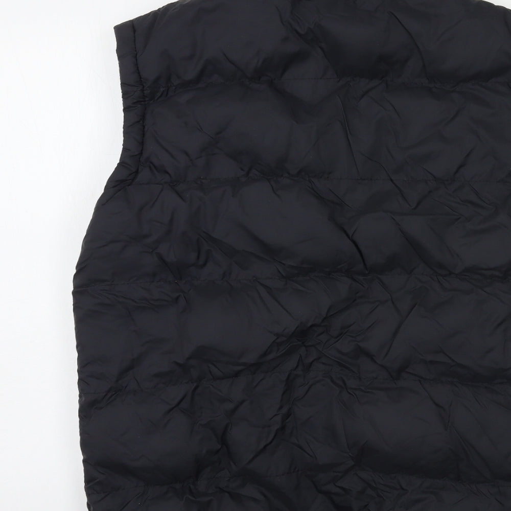 Cedar Wood State Mens Black   Gilet Coat Size M