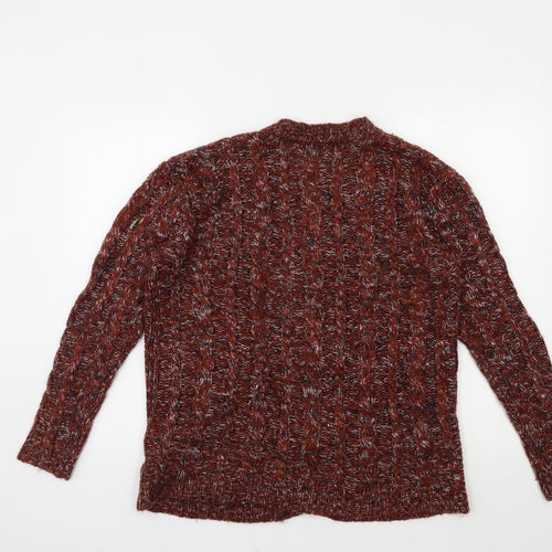 FOREVER 21 Womens Red  Knit Cardigan Jumper Size M