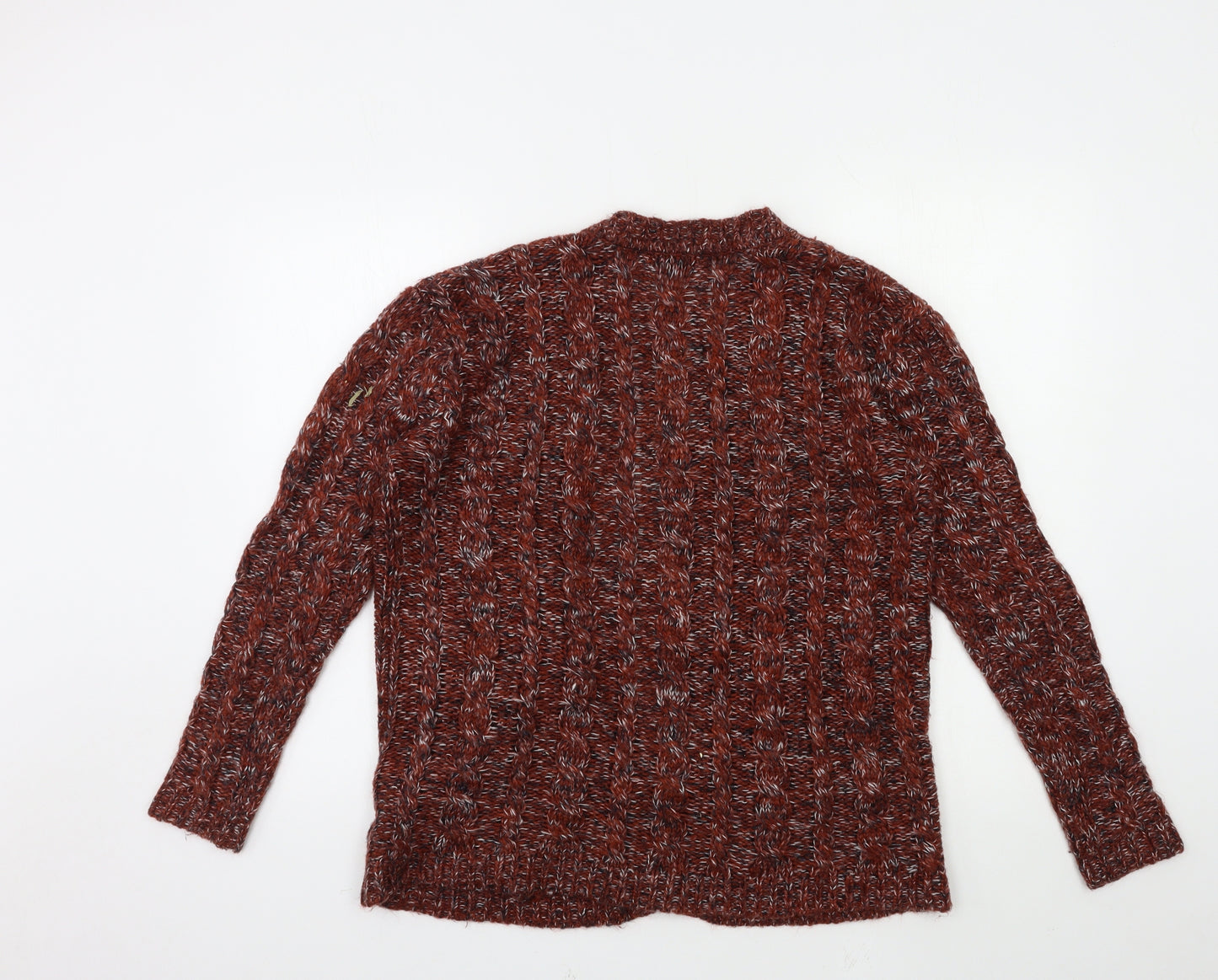 FOREVER 21 Womens Red  Knit Cardigan Jumper Size M